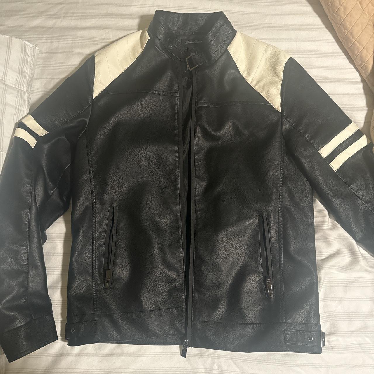 Never worn, brand new Alivia Ford leather bomber - Depop