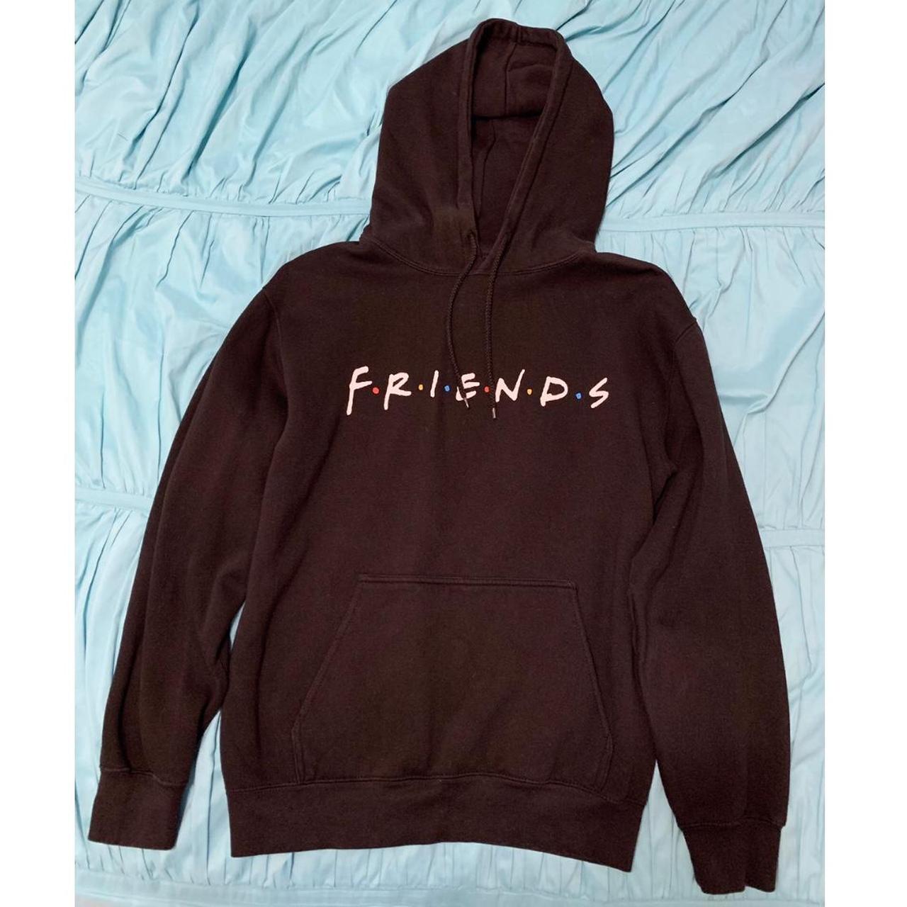 Urban outfitters friends sale hoodie sweatshirt black