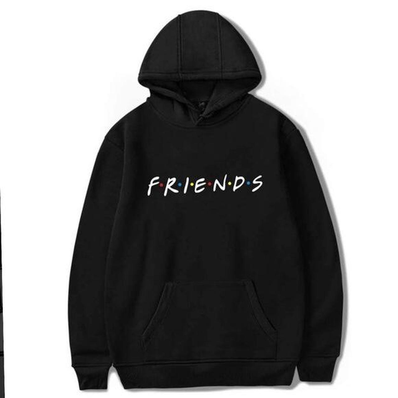 Urban outfitters friends deals hoodie sweatshirt black