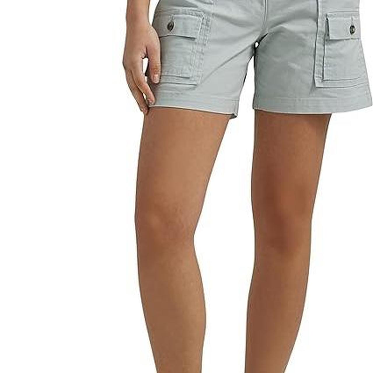 Lee NWT! Women'S Mid-Rise 6-Inch Grey Summer
