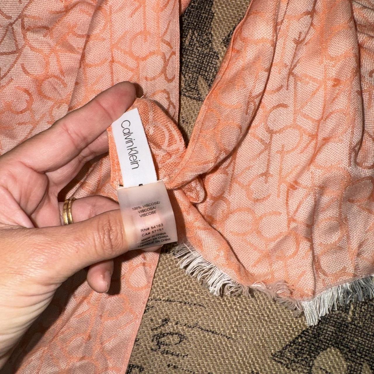 Silk Calvin Klein Pashmina Pashmina Ck Logo Scarf Pashmina Wrap