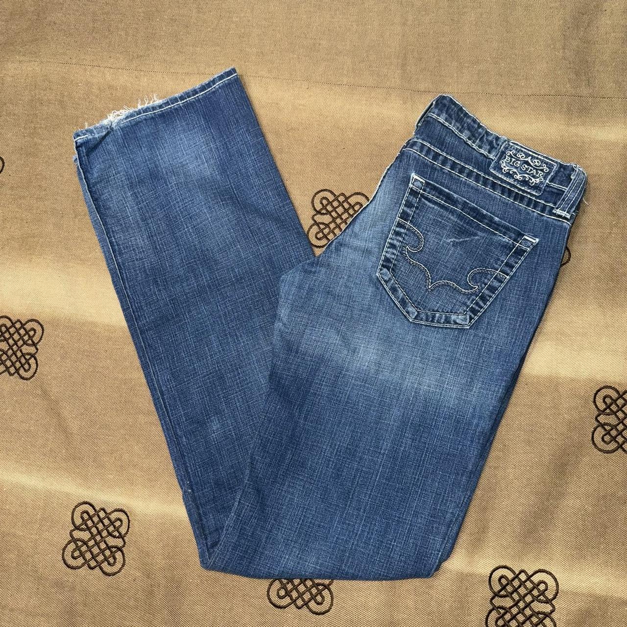 Big Star Casey Blue Wash Low Rise Jeans