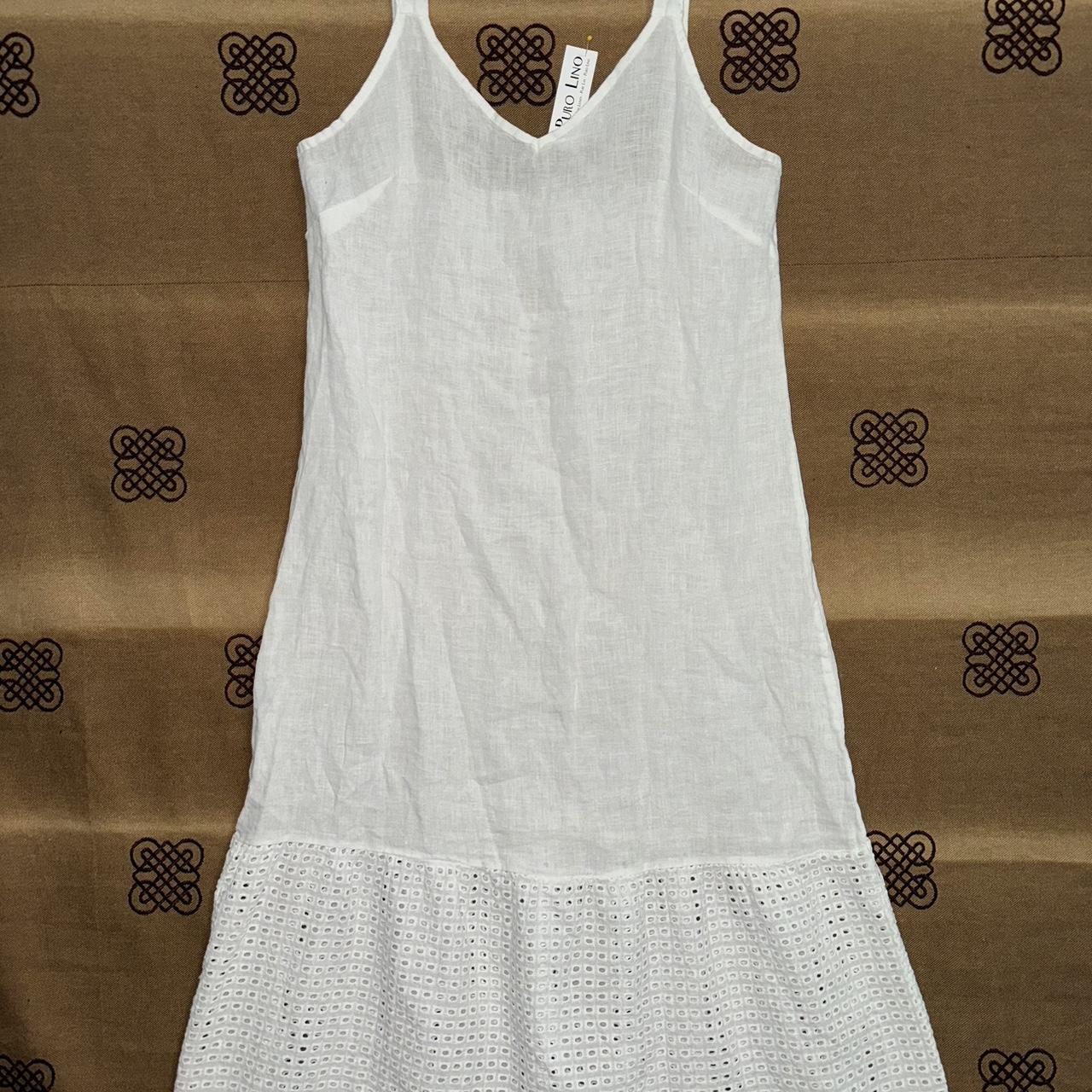 Francesca Bettini Linen Francesca Bettini NWT! White Pure Linen