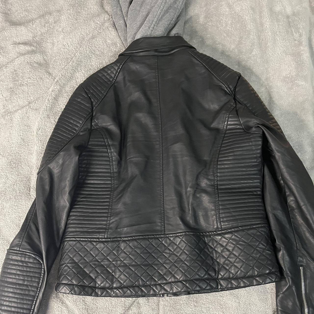 Motorcycle Jacket Ymi Leather Jacket With Hoodie Large Black YMI