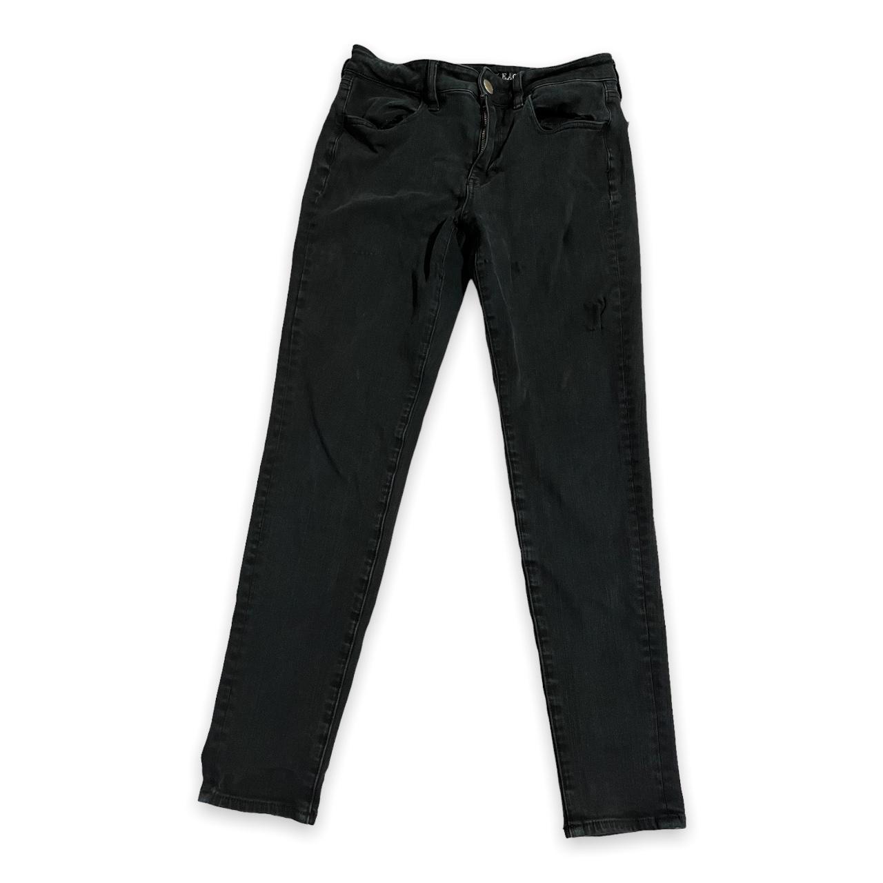 American Eagle Outfitters Women's Black Jeans | Depop