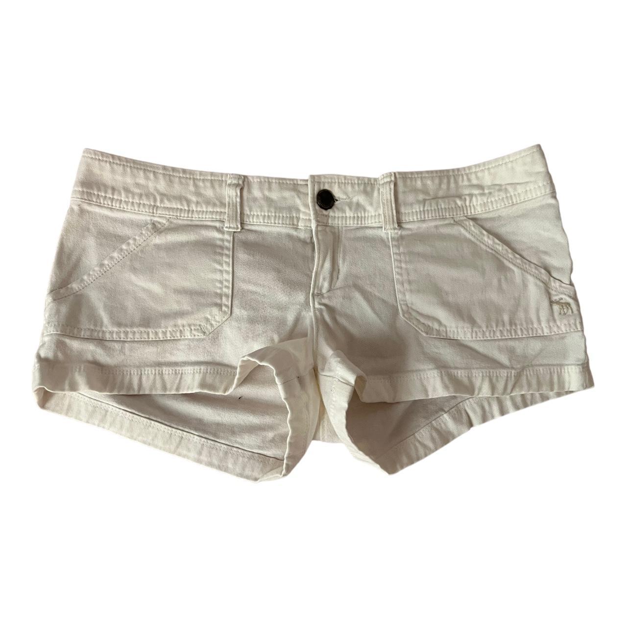 Abercrombie And Fitch Women S White Shorts Depop