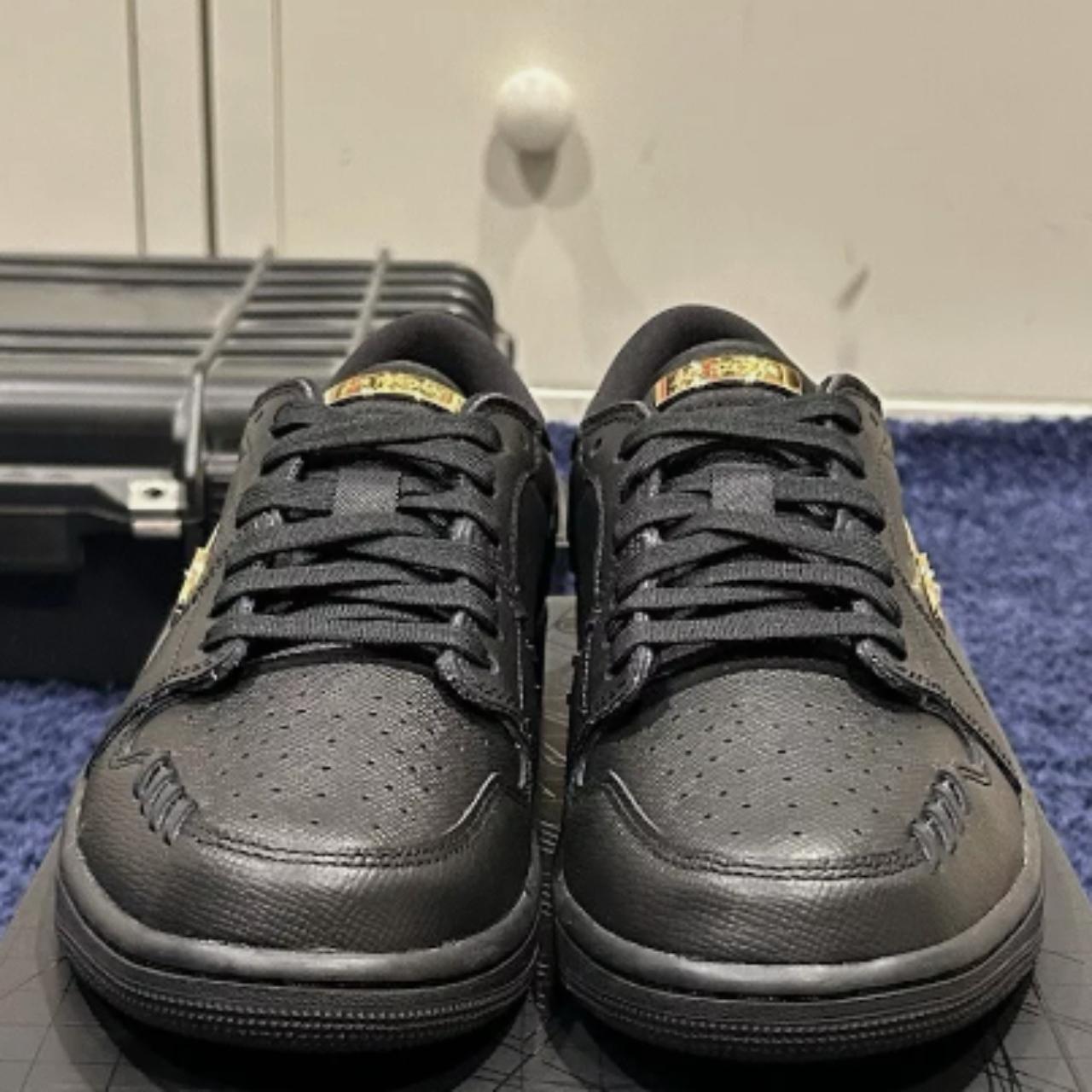Air Jordan Low Method of Make Black Depop