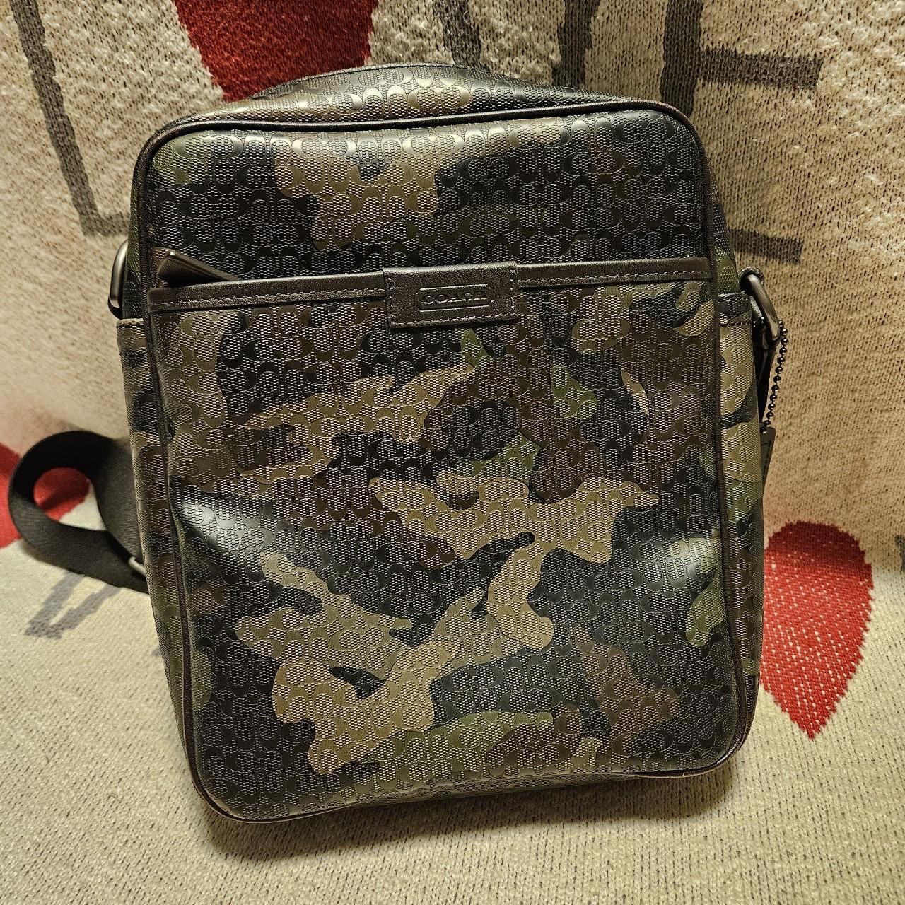 Coach camo crossbody bag hot sale