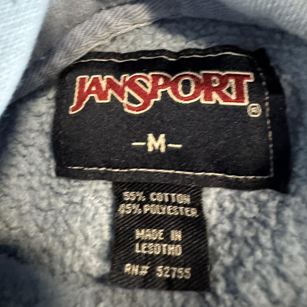 Y2K bud light jansport faded hoodie size M... - Depop
