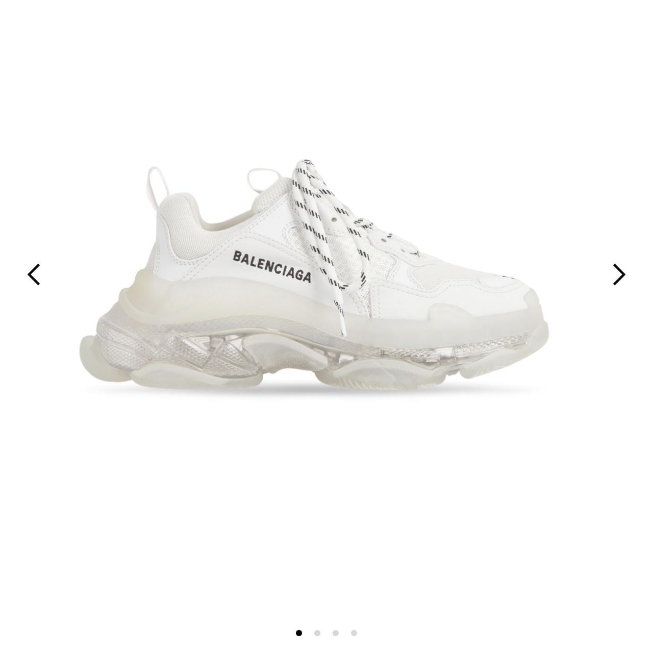 Balenciaga triple s white worn a few times having