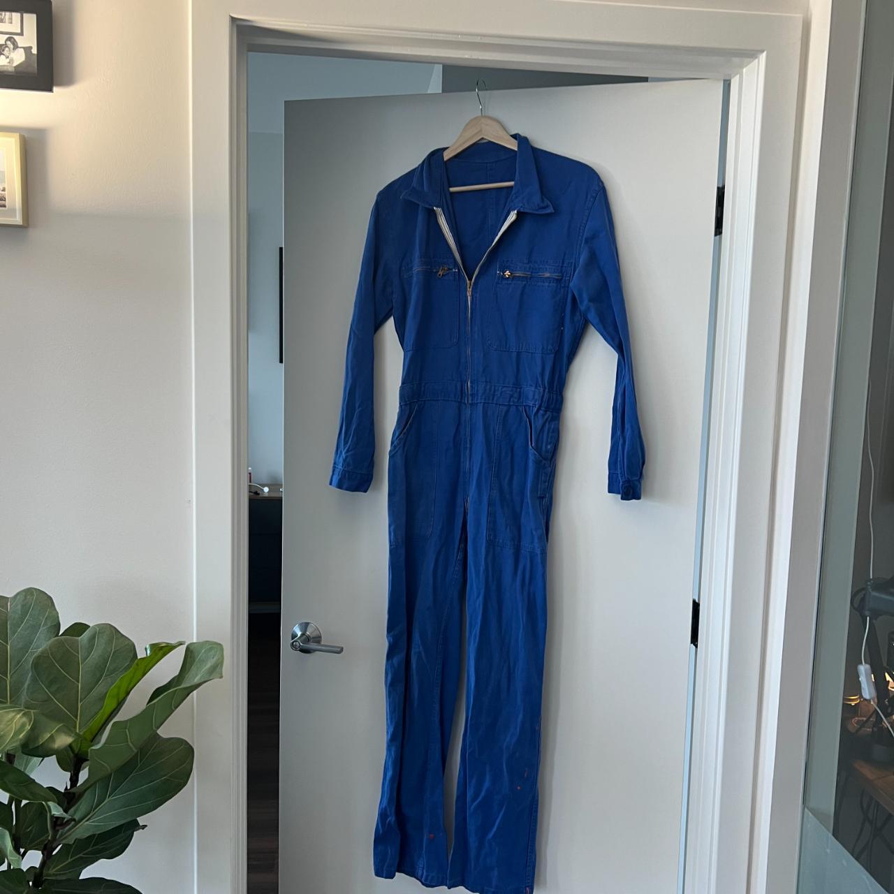 Vintage Painter Jumpsuit bought in Paris vintage... Depop