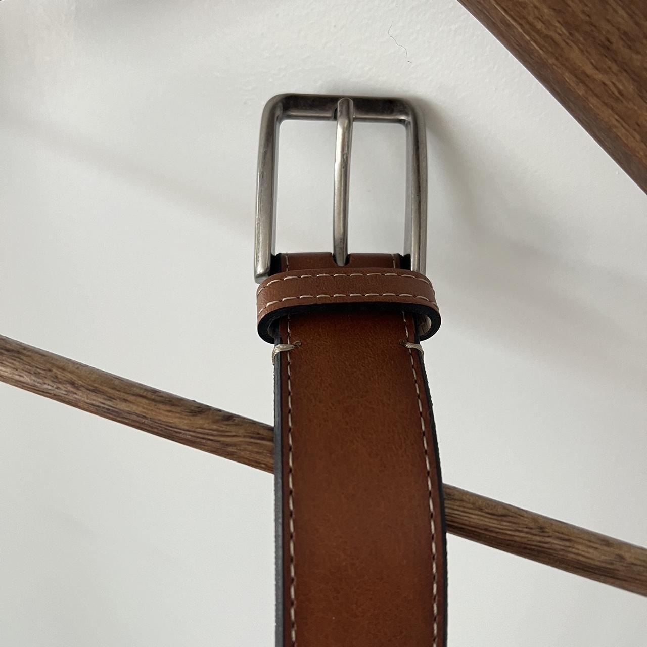 brown tan belt - Depop