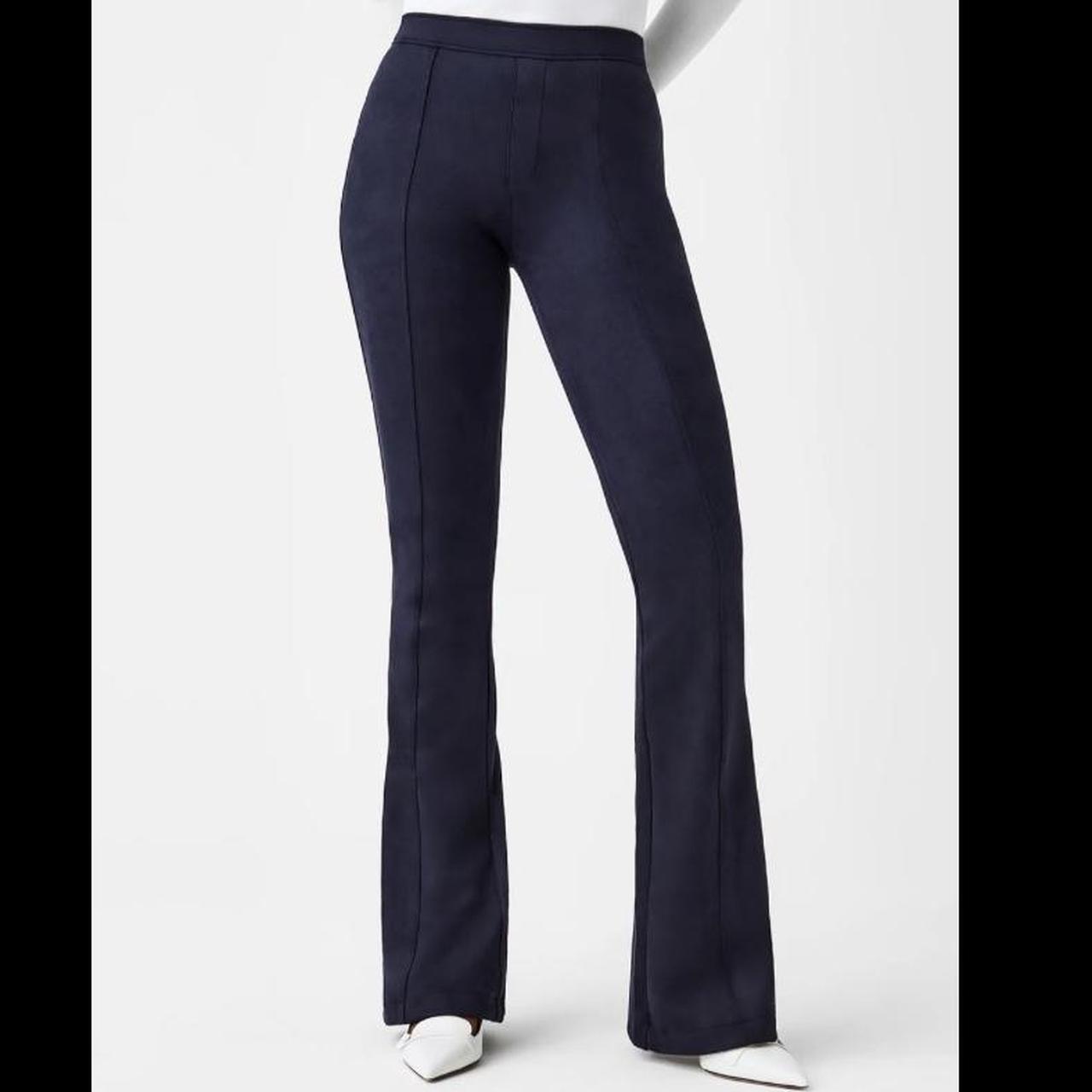 Spanx, Faux Suede Flare Pants