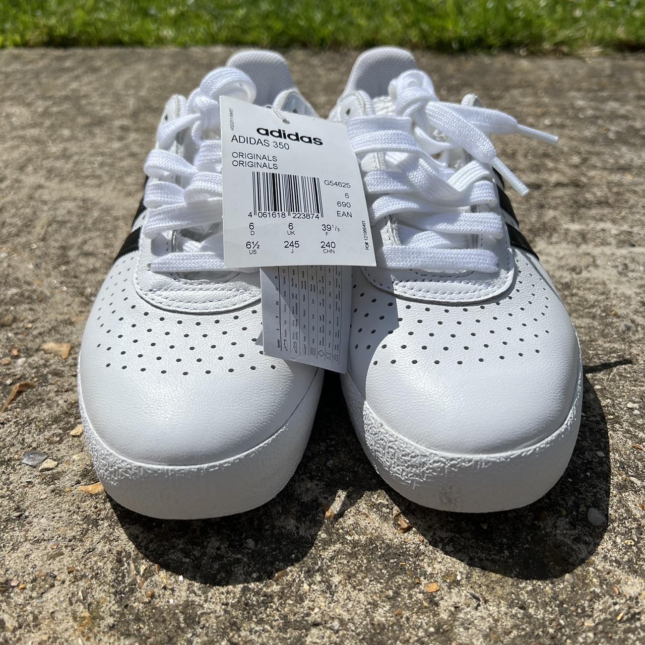 Adidas 350 trainers white best sale