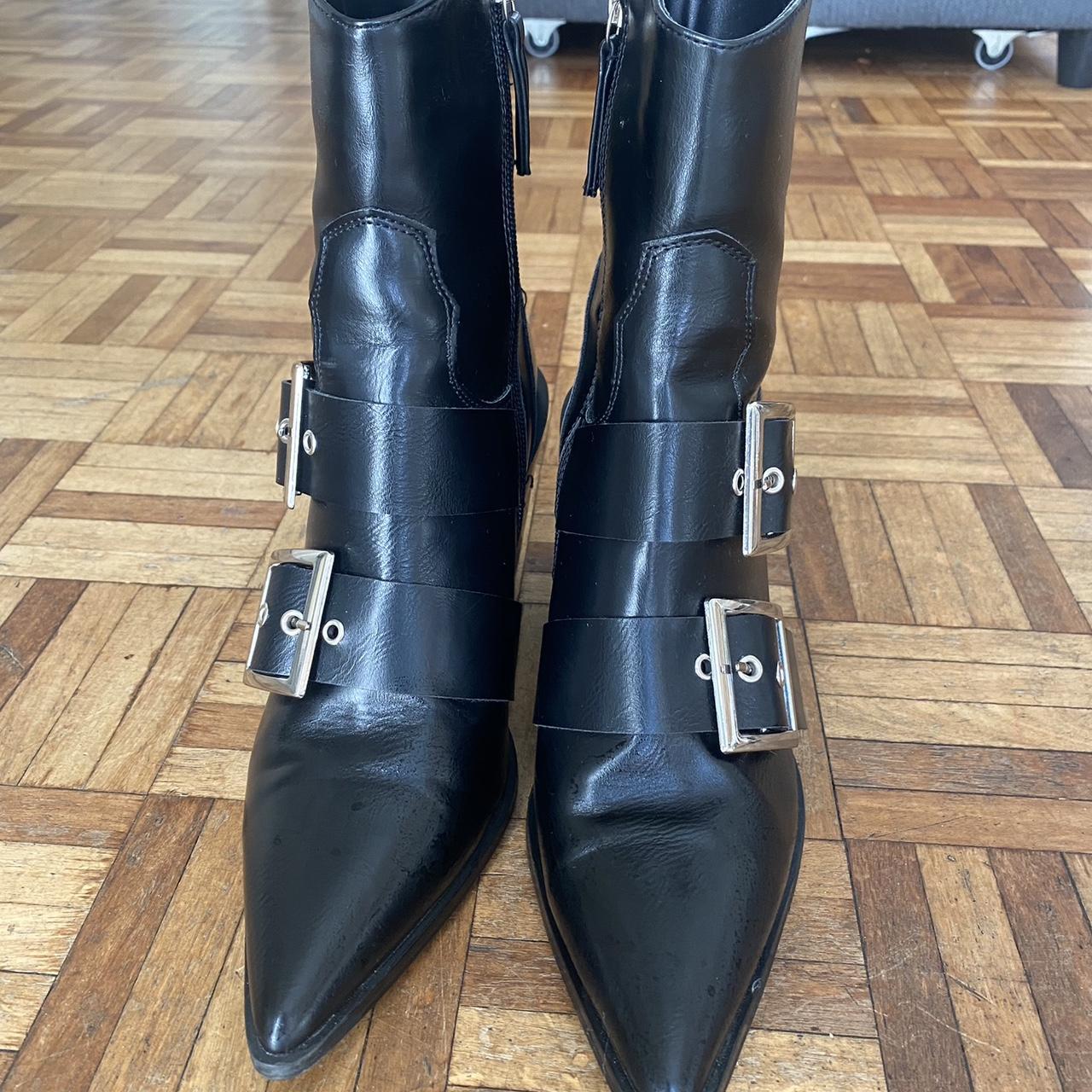 Miss Selfridge black boots Depop