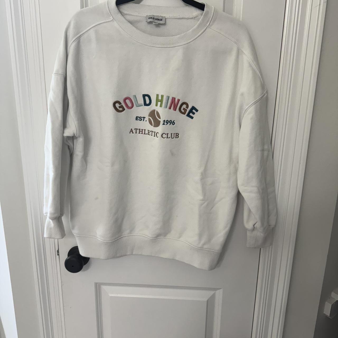 Women's Sweater White XS – Women's Gold Hinge Sweater Some