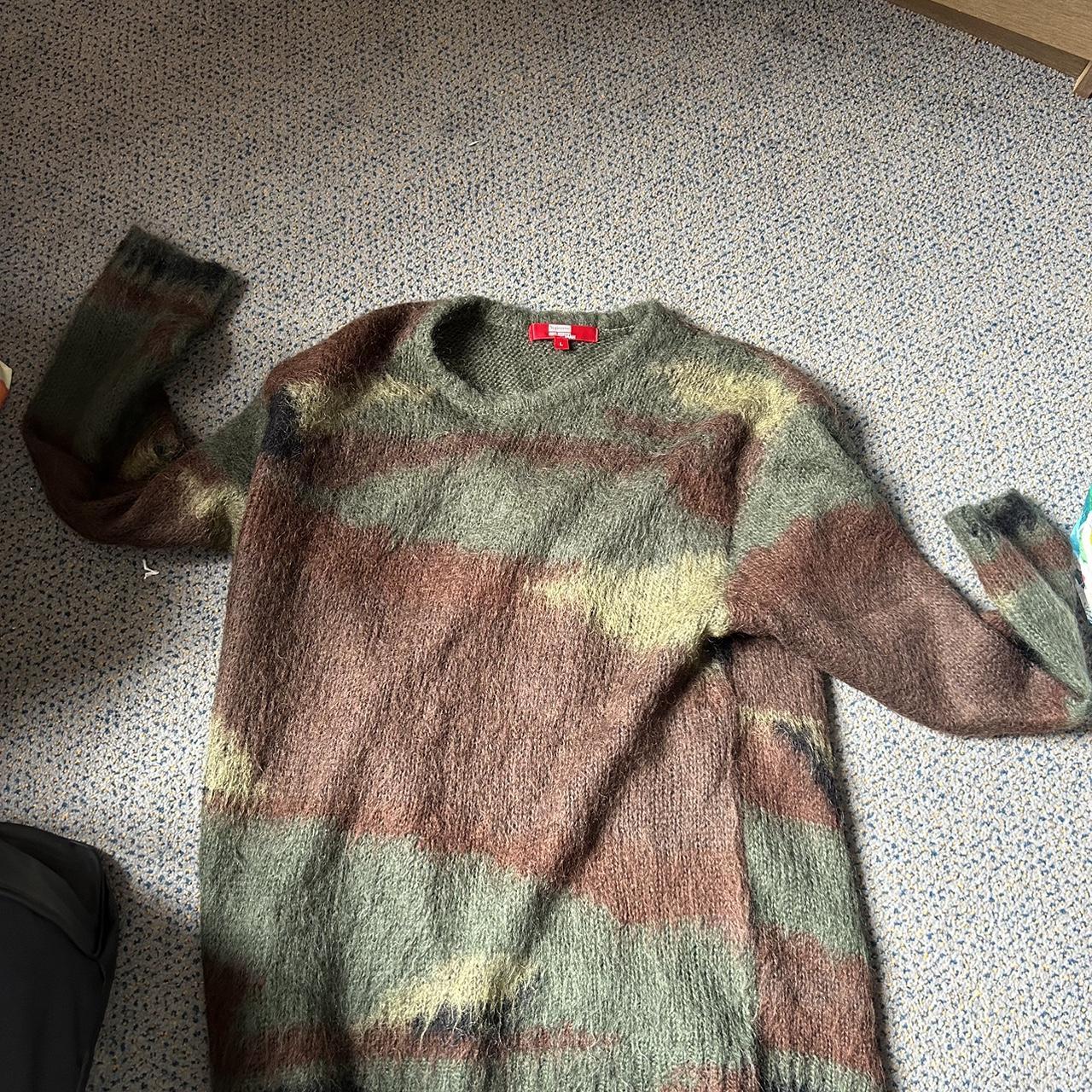 Supreme x Junya watanabe FW21 Brushed Camo Sweater... - Depop