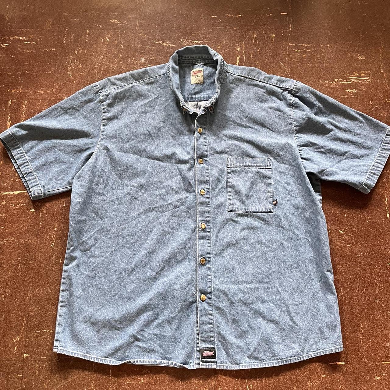 3xl denim shirt