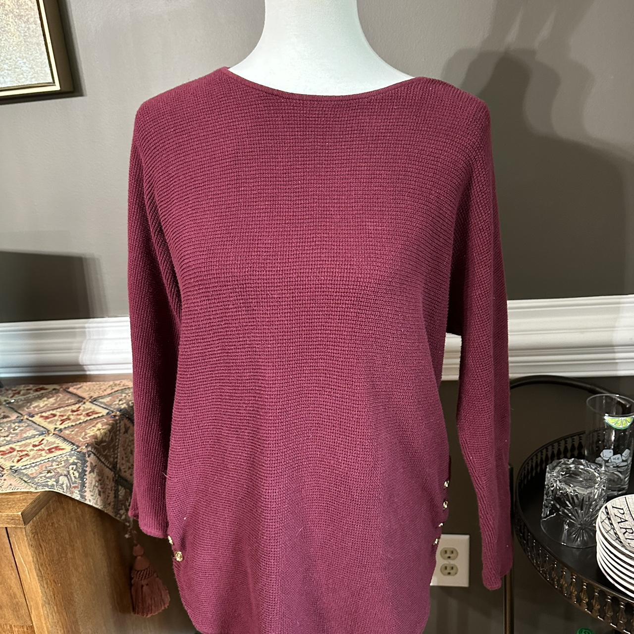 Michael Kors ladies waffle knit long sweater with. Depop