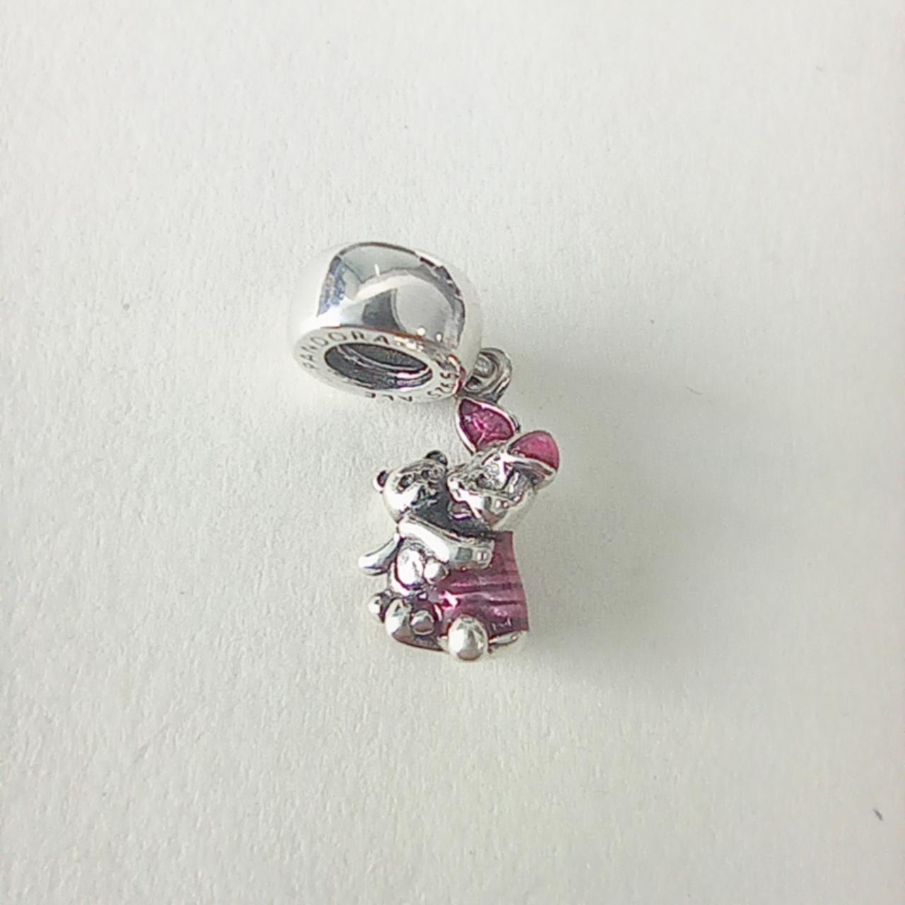 New Authentic PANDORA Disney Winnie The Pooh & Piglet Double Dangle Charm 2024