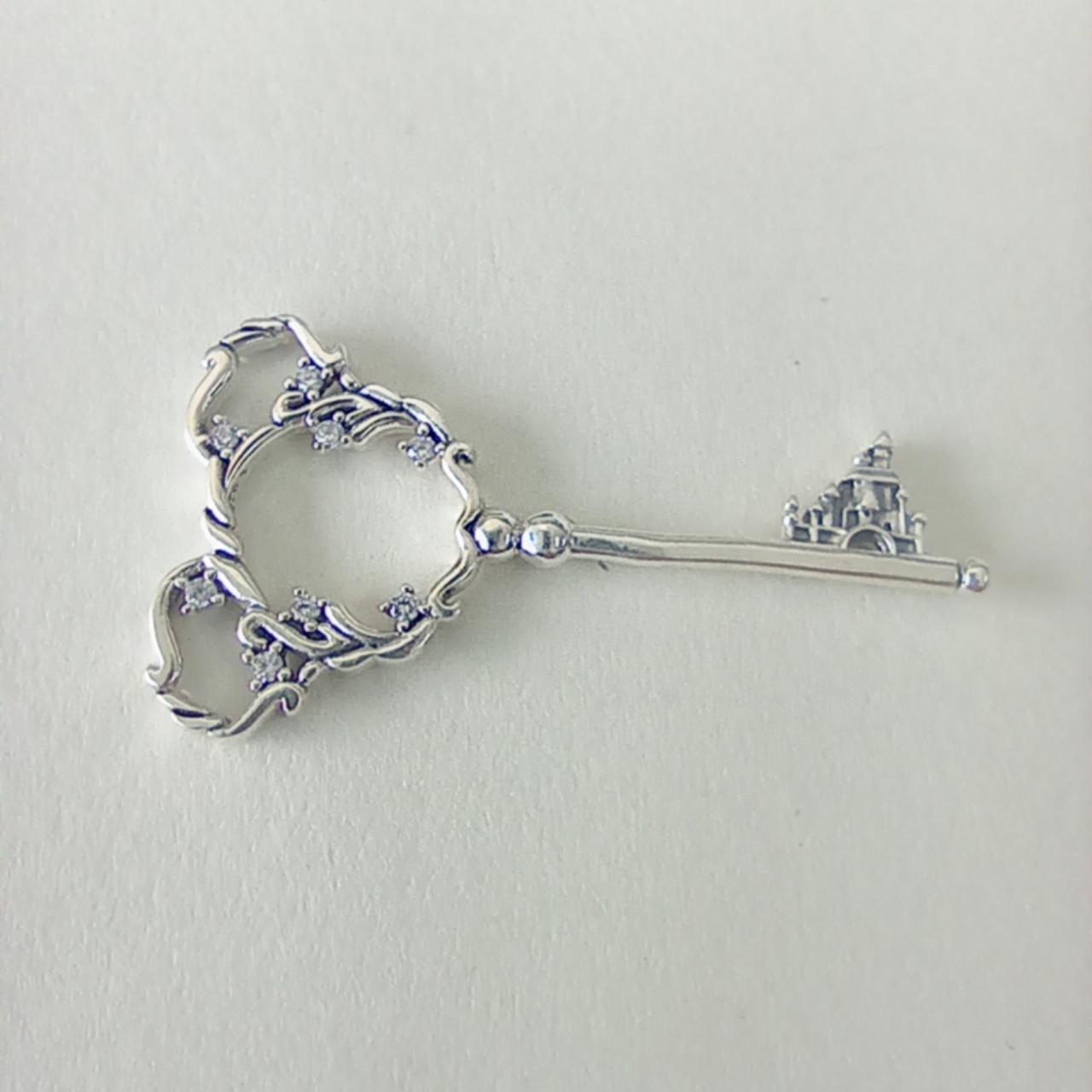 Pandora Disney Parks Castle 2024 Key Charm