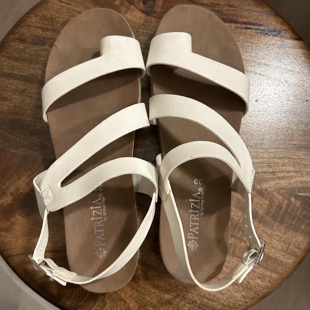 Spring step white on sale sandals