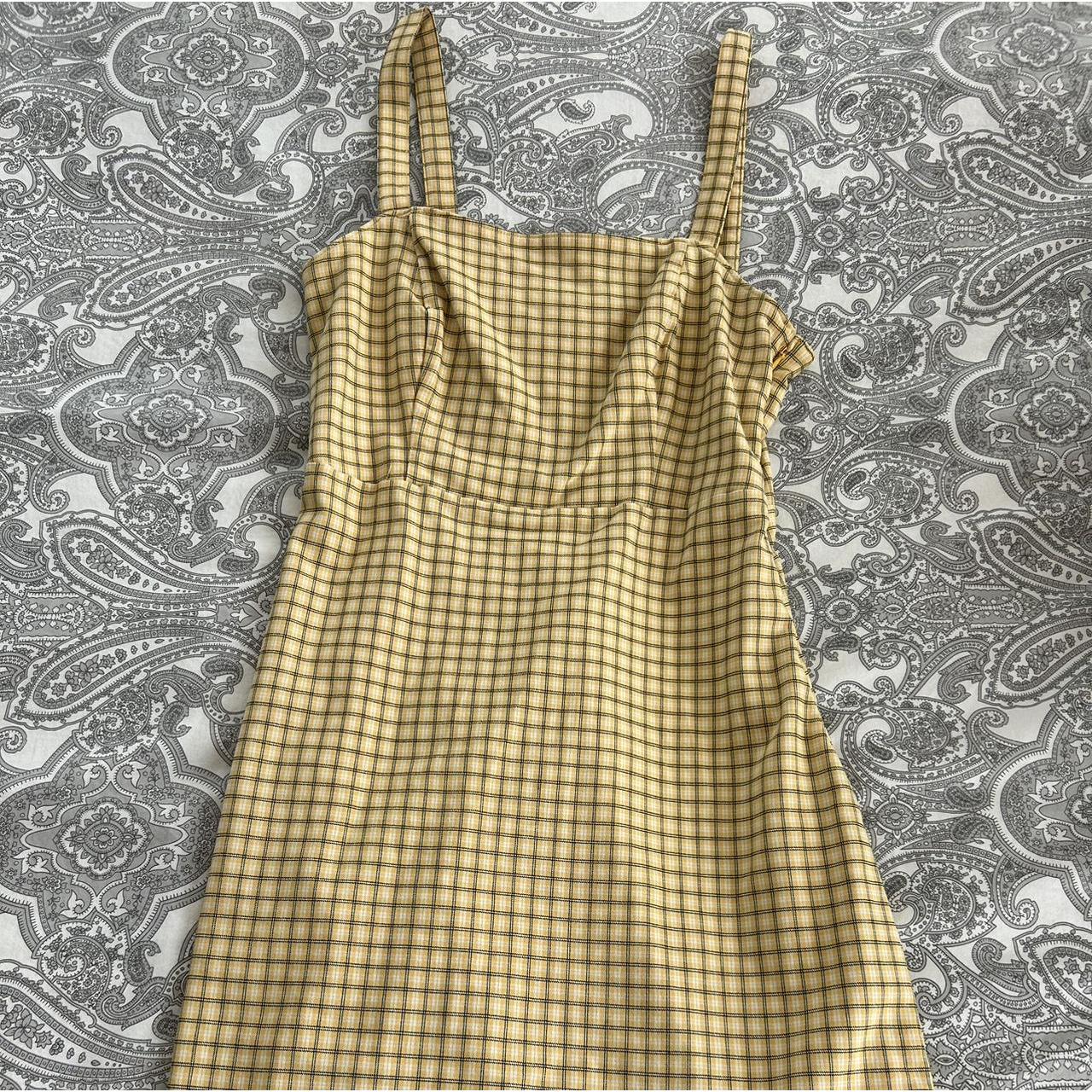 plaid dress from Hollister Size: M long Depop