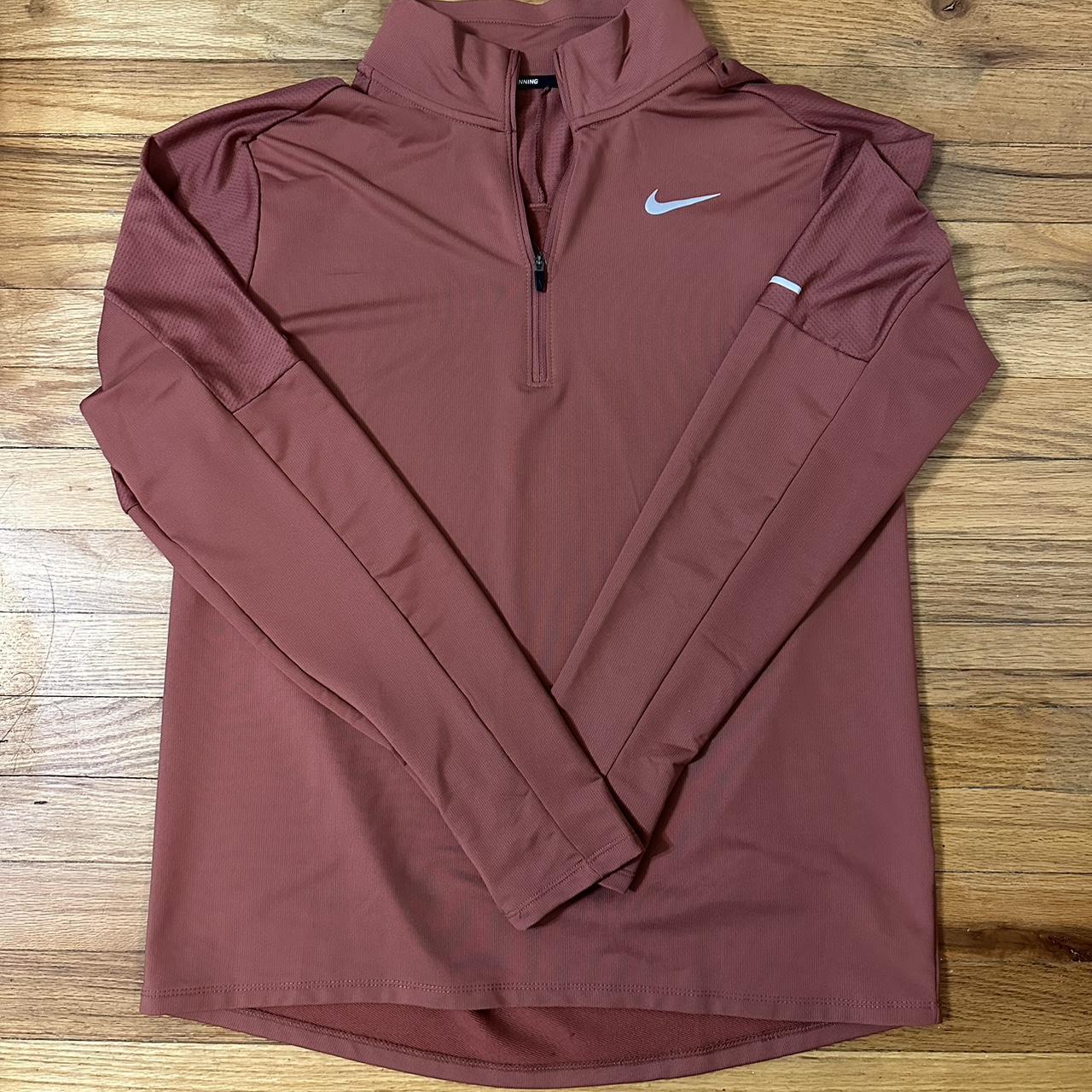 nike dri fit half zip black