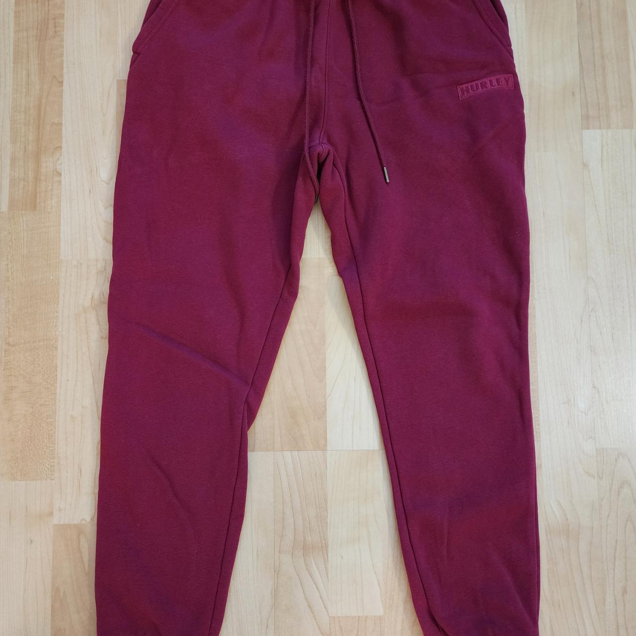 Hurley Joggers in red. Heavyweight material and Depop