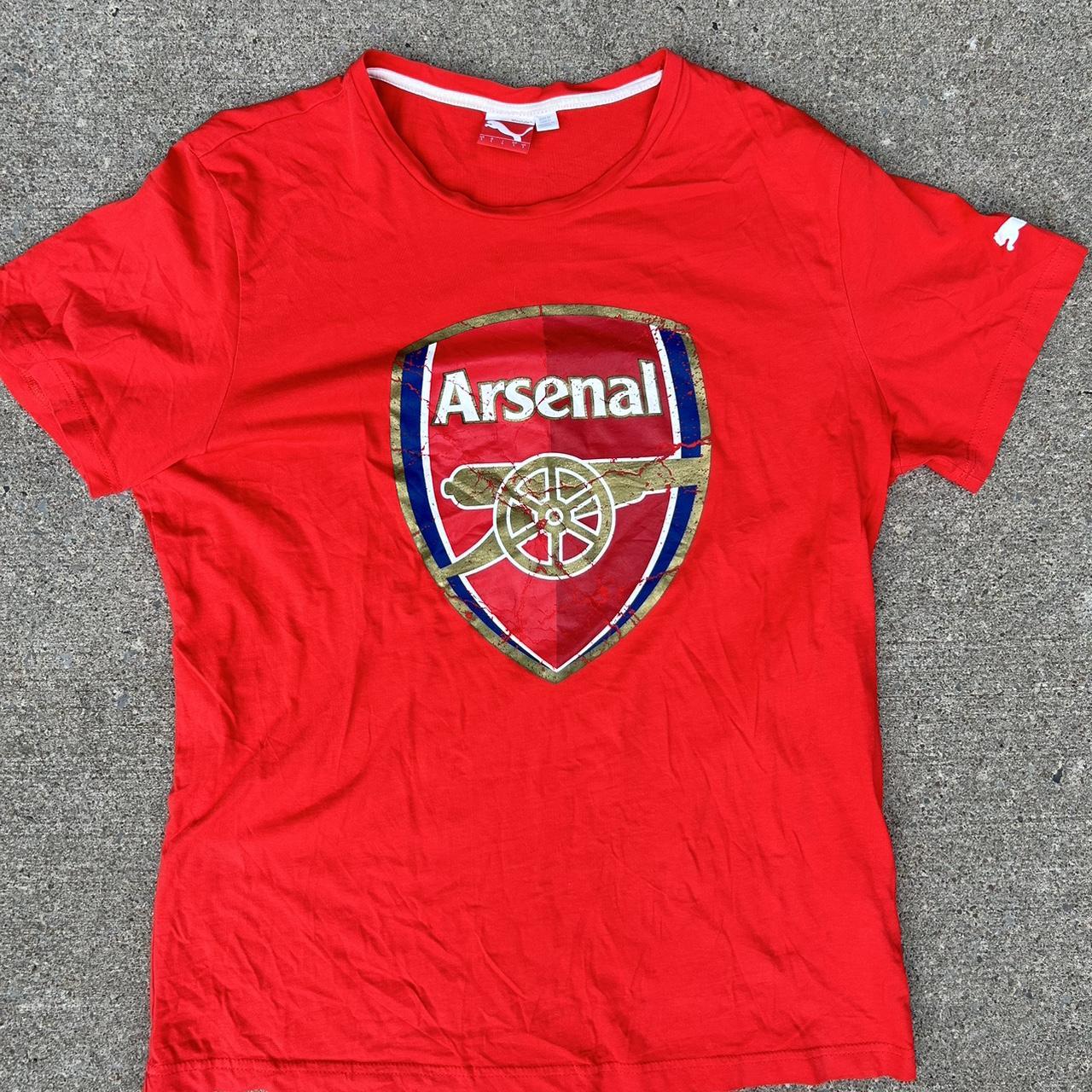 Arsenal FC Football / Soccer Puma Shirt Men’s L - Depop