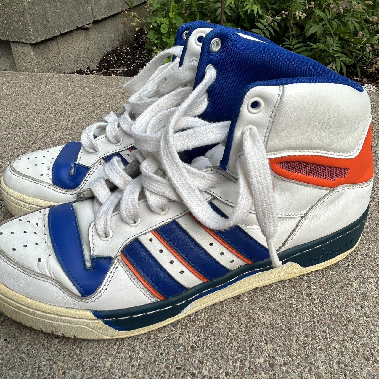 Y2K Adidas Attitude Hi Top Basketball Sneakers New | Depop