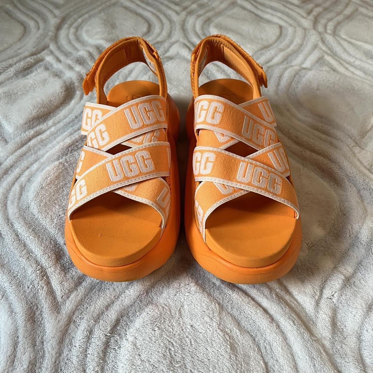 Ugg deals orange sandals