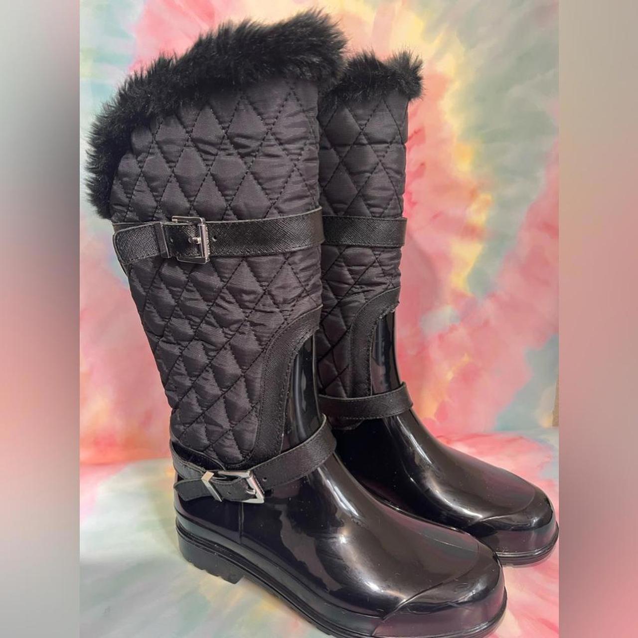 Michael kors fulton quilted boots best sale