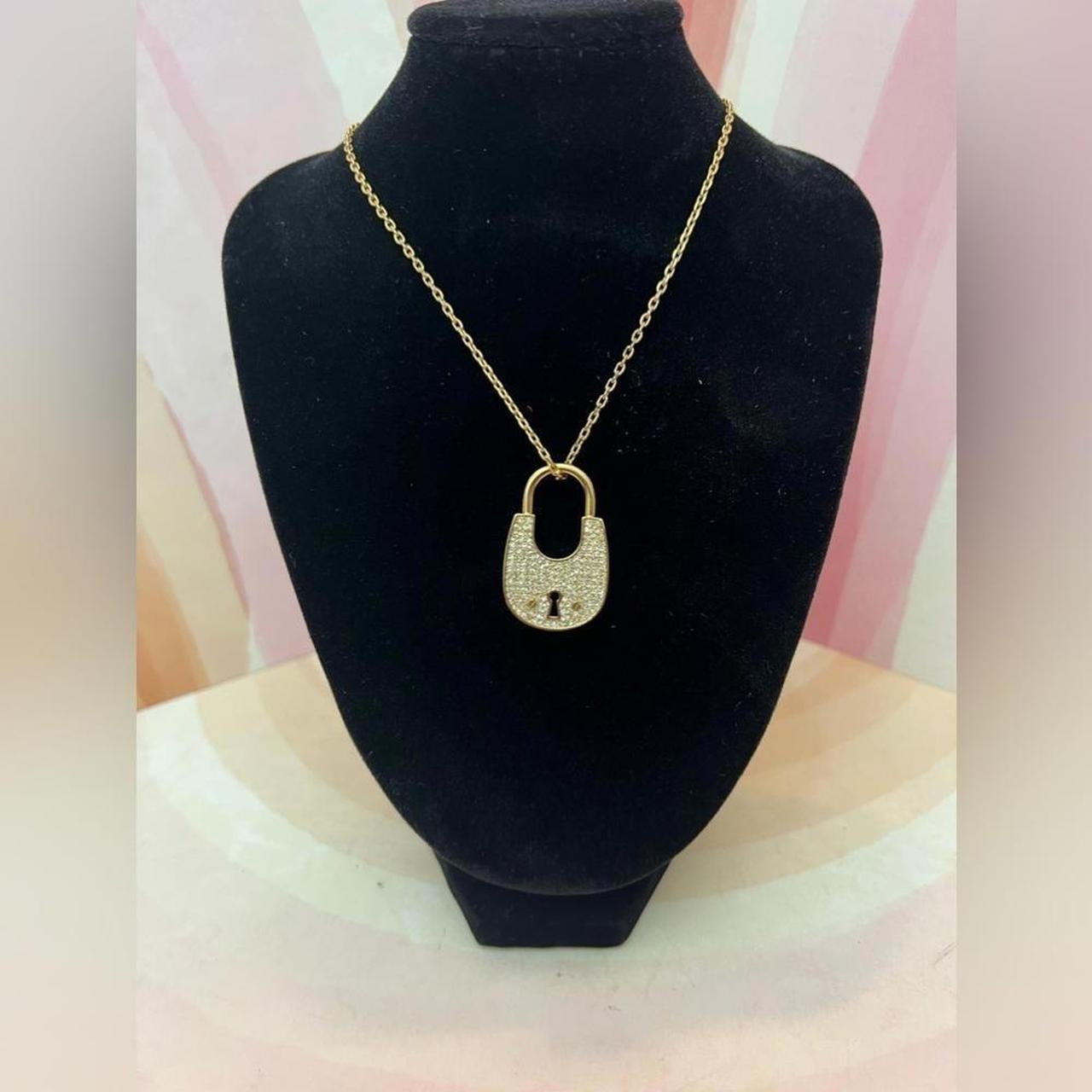 Michael kors padlock pendant necklace deals