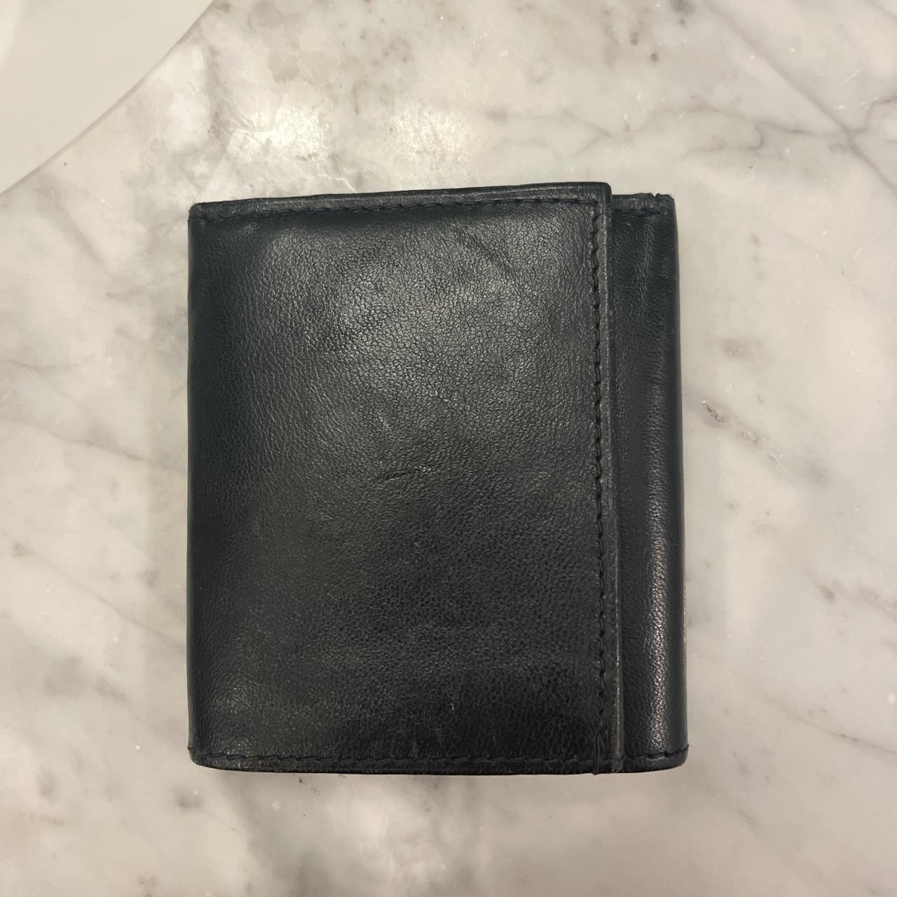 Segmented black wallet. Lightly used-good condition.... - Depop