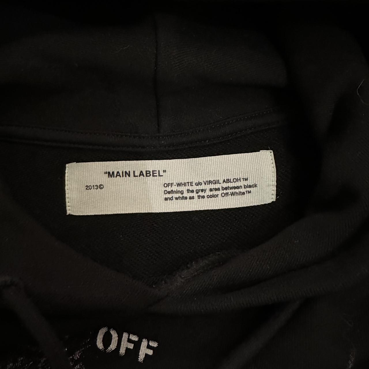 Main Label Off White Sweatshirt Tag Clothing Off White Tape Arrows - Main Image