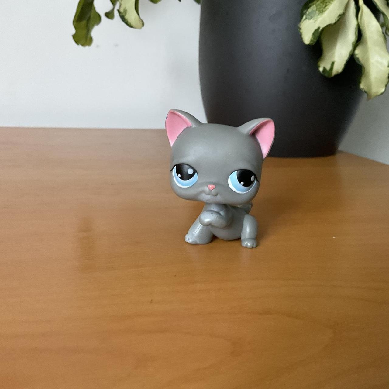 Lps fashion grey shorthair cat