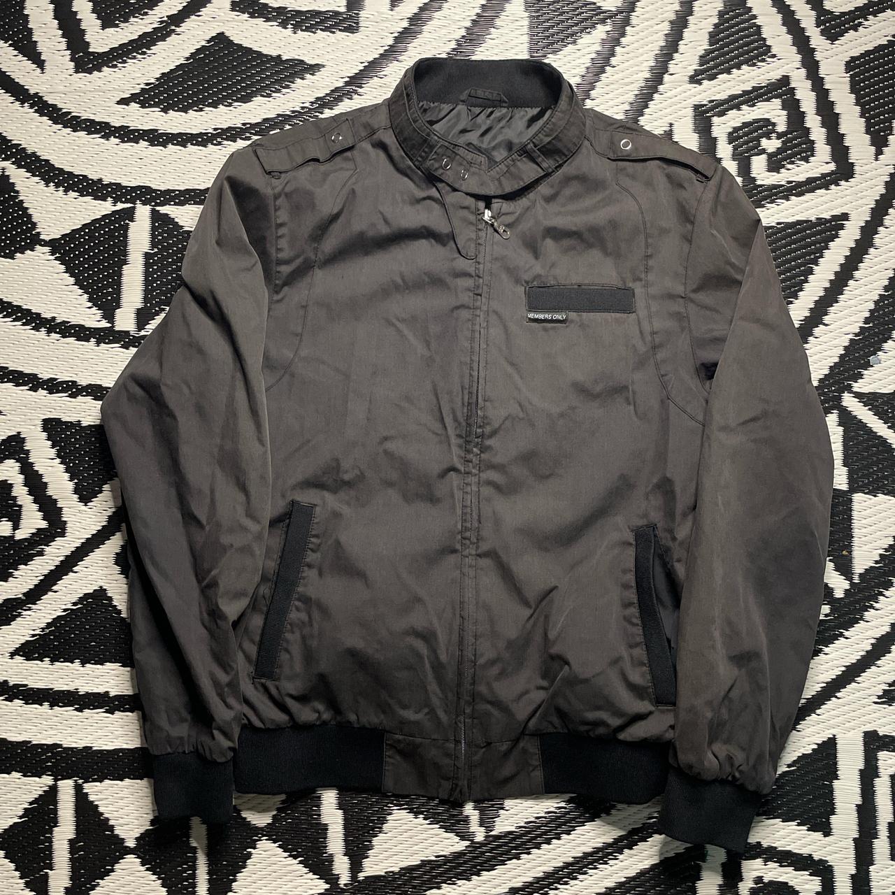 Black members only jacket hotsell