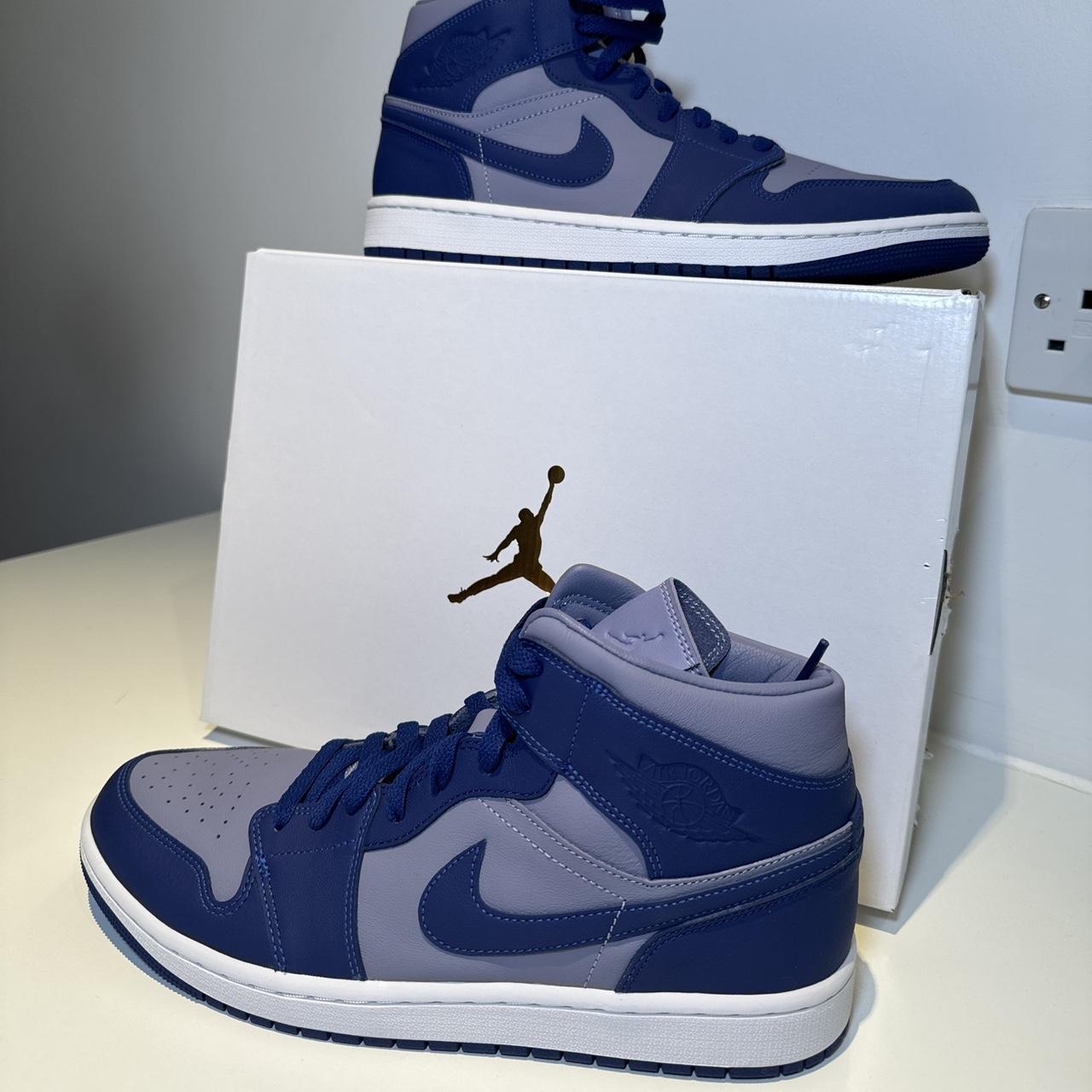 Jordan 'men's air 1 hotsell mid obsidian sanded purple