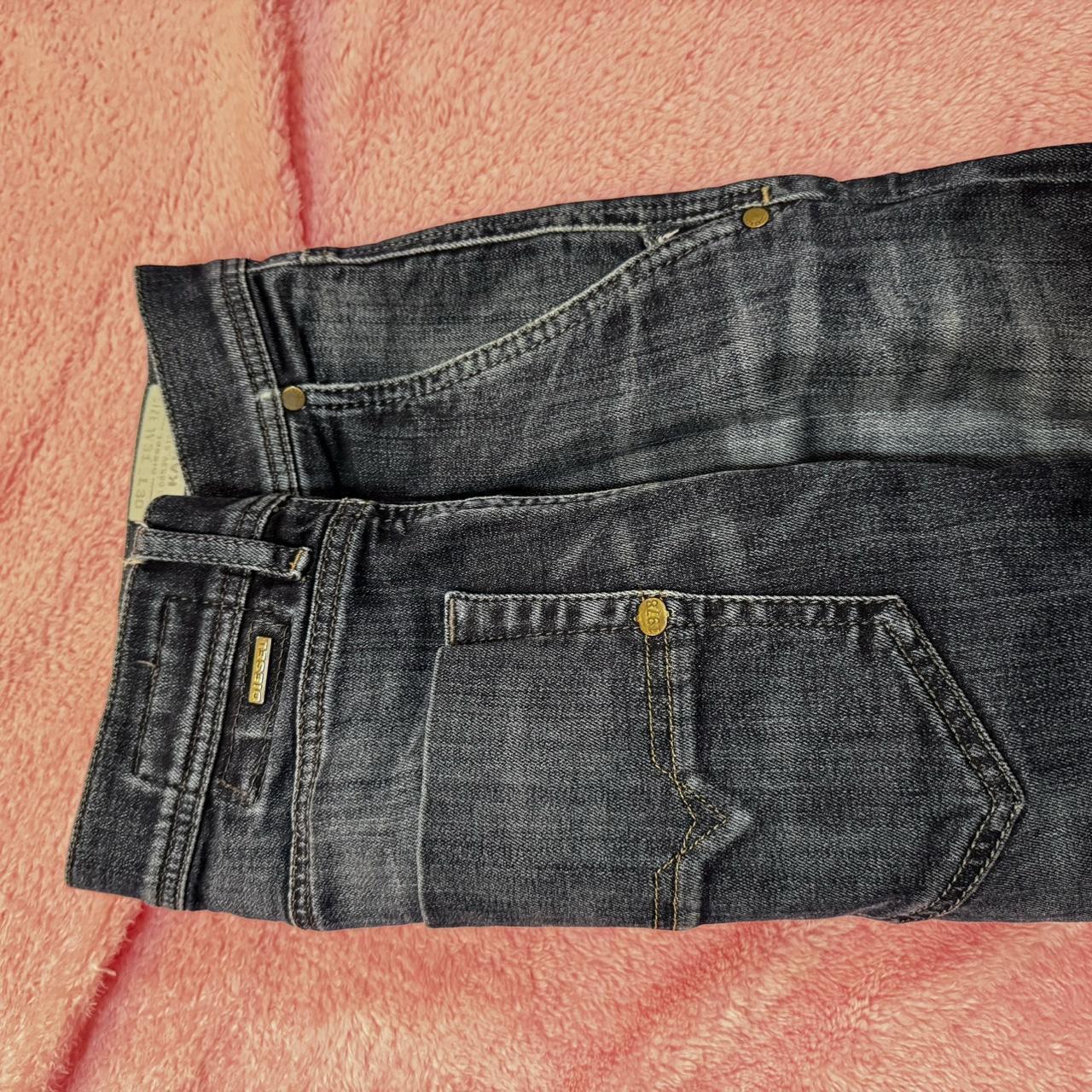 Diesel jeans mens Slim slight hole in leg area Depop