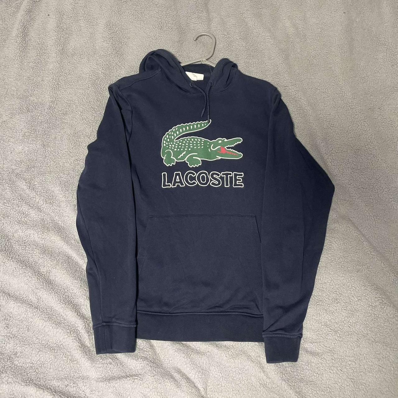 Lacoste hoodie small men’s like new involved - Depop