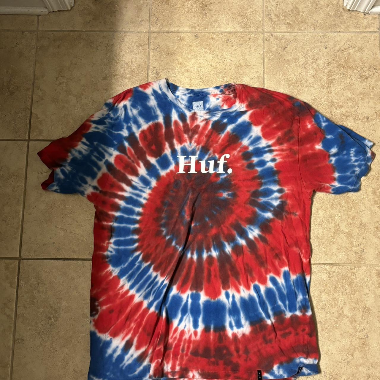 huf tie dye shirt