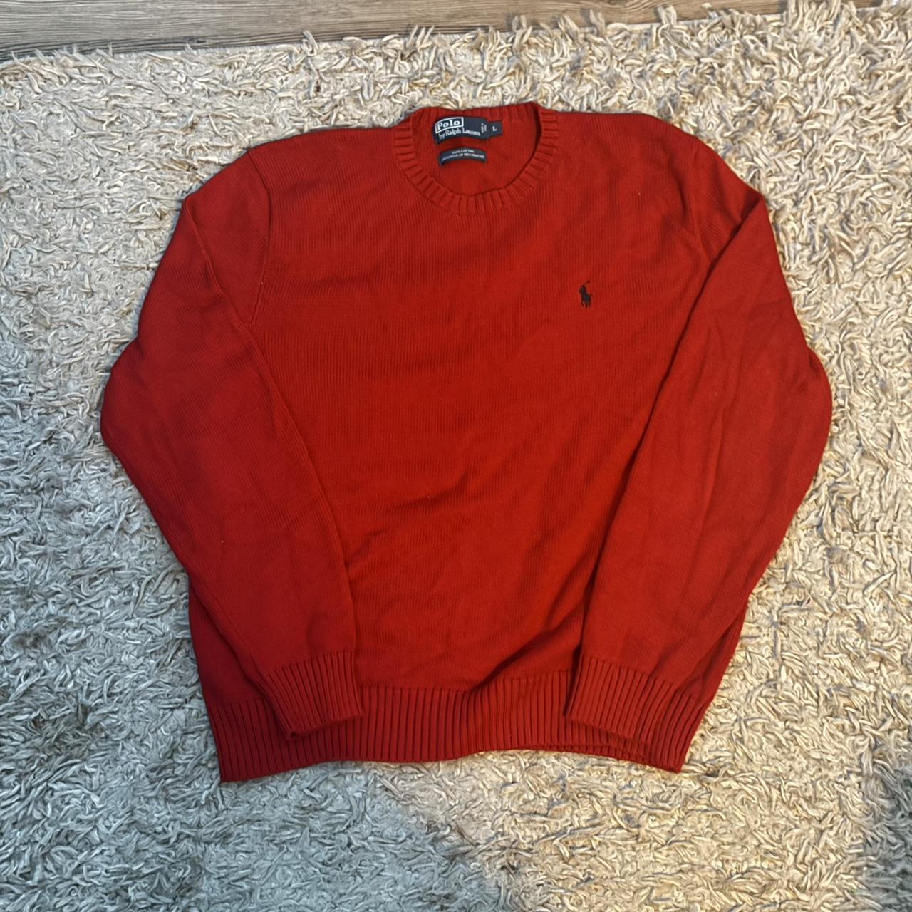 VINTAGE POLO RALPH LAUREN SWEATER SIZE:... - Depop