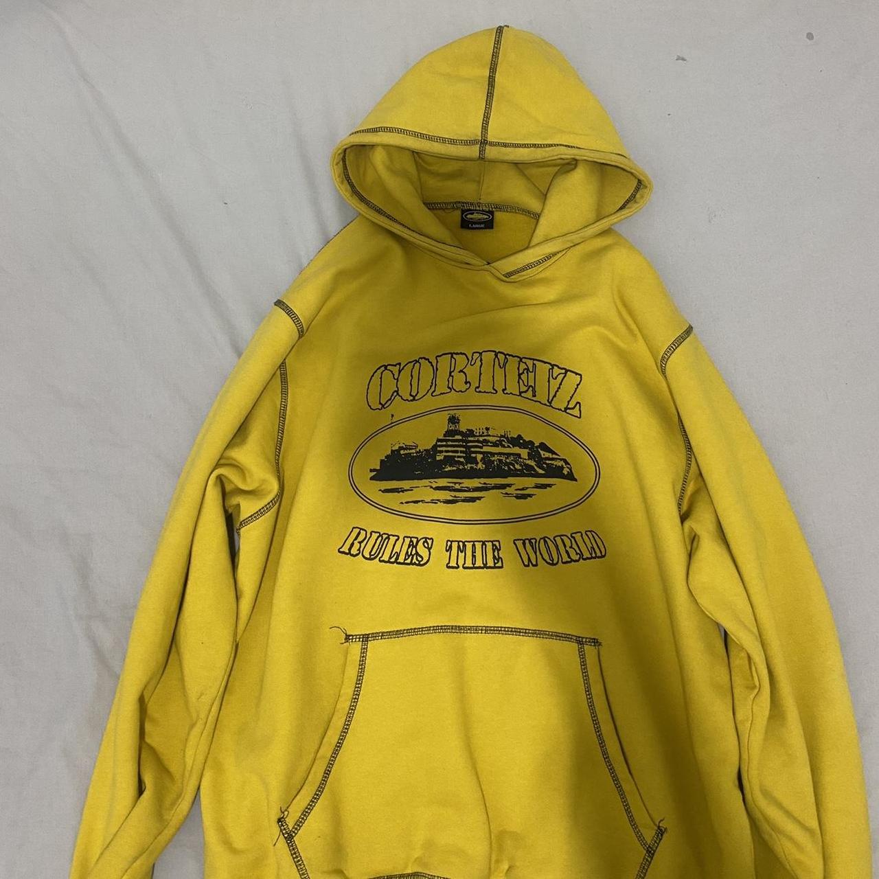 Corteiz Superior Hoodie Mustard Size, L Condition | Depop