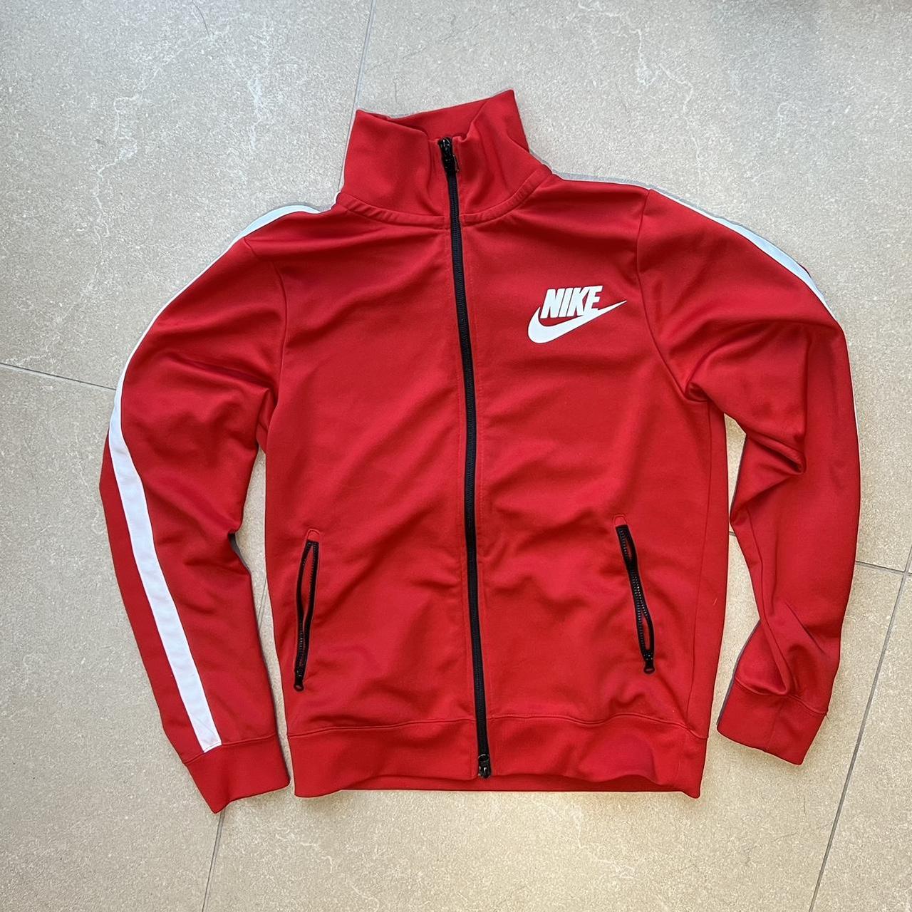 Red Nike track jacket, Size extra small, fits like