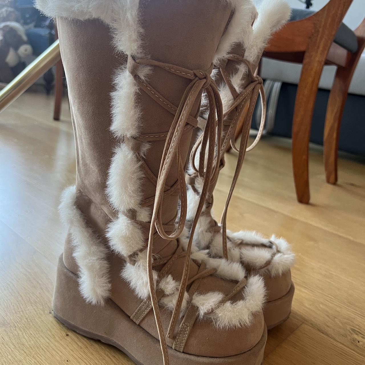 Demonia boots cubby 311 in tan Size UK3 Real... - Depop
