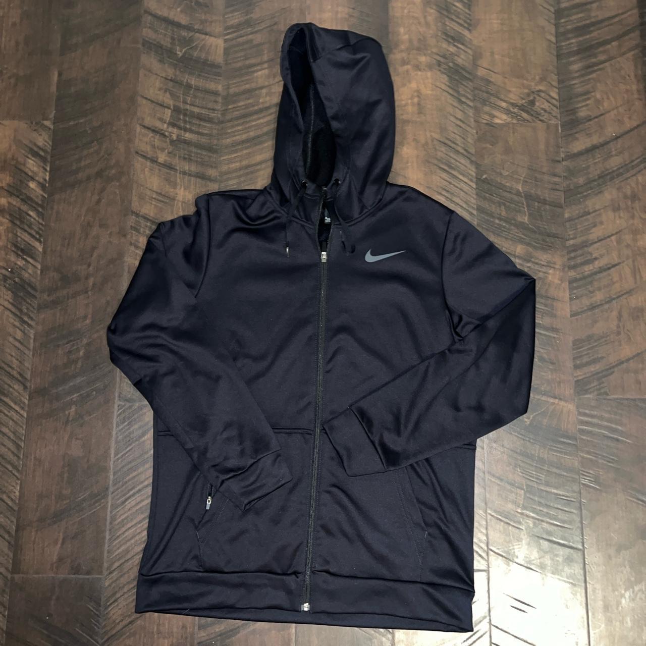 zip up black nike jacket