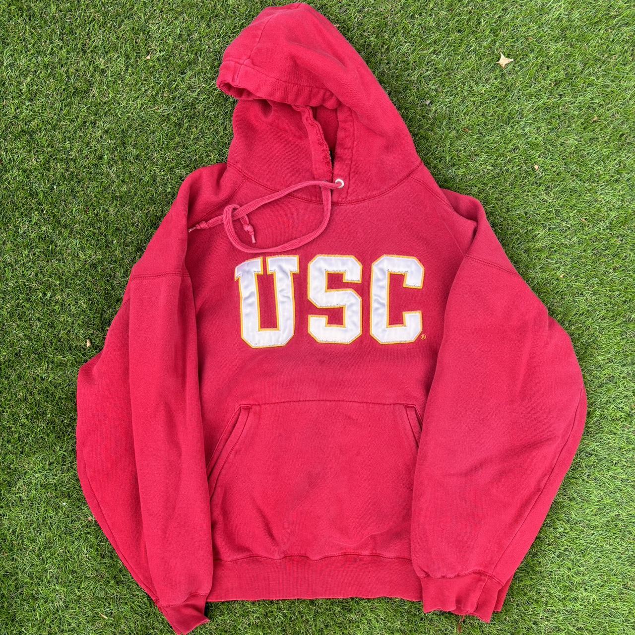 Vintage usc deals trojans hoodie russel athletic