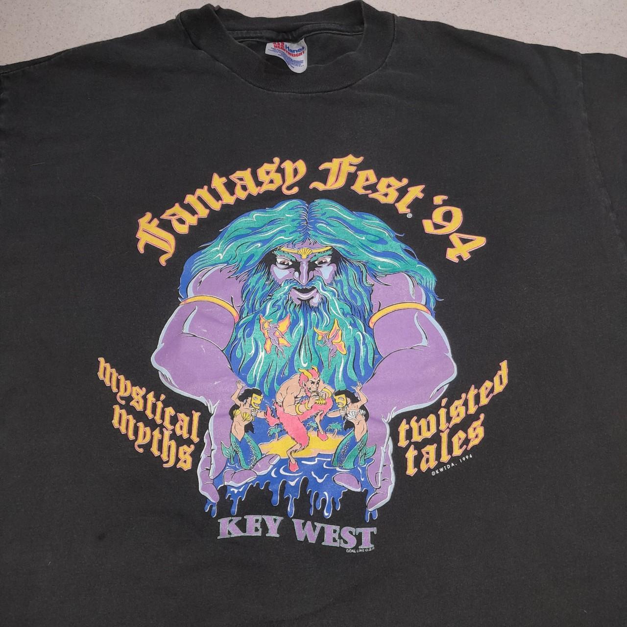 Fantasy Fest Vintage 1994 Single Stitch Super Cool... - Depop