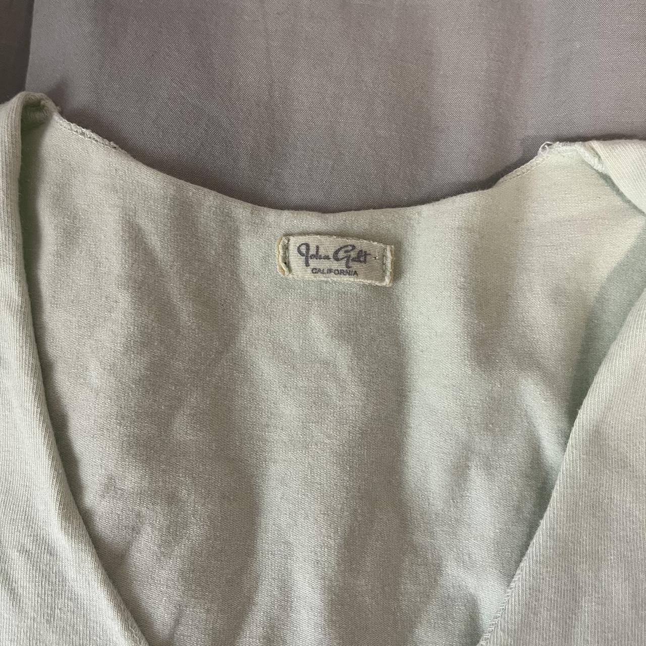 brandy melville gina top, cute green color and no... Depop